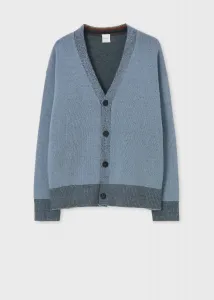 кардиган с контрастными деталями