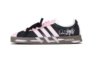 Adidas ВЛ Корт 2.0 с амортизацией Vow, износостойкие низкие скейтбордские кроссовки унисекс черные, цвет Black