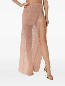 Макси-юбка с разрезом Santa Brands, розовый