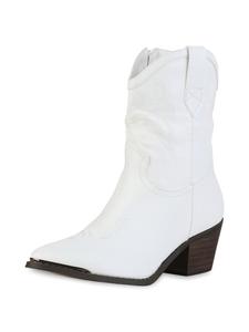 Ботильоны VAN HILL Cowboy Boots Anna, белый