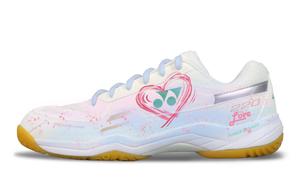 YONEX Power Cushion Cushioning Slip Resistant Low top Badminton Shoes Unisex бежевый белый розовый