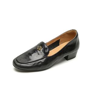 Yeezyy Reezy Женские лоферы на платформе 3,5 см черные, цвет Black