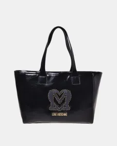 Большая сумка через плечо Love Moschino, черный