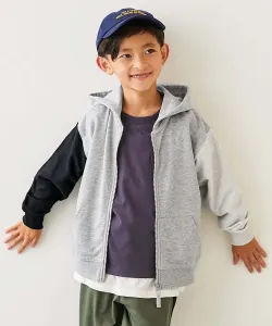 Однотонная толстовка на молнии с капюшоном. Толстовка с капюшоном на молнии. Топы 25AW Devirock, цвет Heather Gray-Black