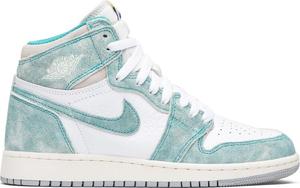 Кроссовки Air Jordan 1 Retro High OG GS Turbo Green, зеленый