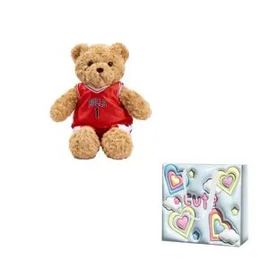 Nba баскетбольная майка плюшевые мишки куклы 25 см высотой FKOFR