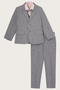 Серый костюм-пятерка с галстуком-бабочкой Monsoon Monsoon, серый