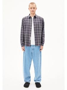 Armedangels Рубашка "Паанао" антрацитово-серого цвета