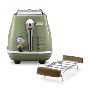 Тостер DeLonghi Vintage Icona CTOV2103.GR, зеленый