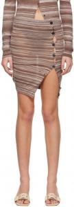 Коричневая мини-юбка SSENSE Exclusive Jacaranda Gimaguas