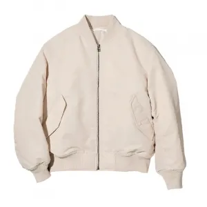 Куртка утепленная Uniqlo Ma-1 Unisex, 01 молочно-белый