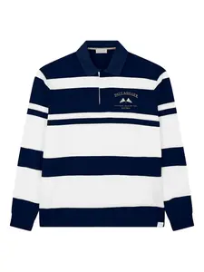 Поло в полоску Paul & Shark, синий