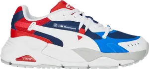 Кроссовки Puma BMW Motorsport x Wmns TRC Mira Tech Motorsport White Blue Red, белый