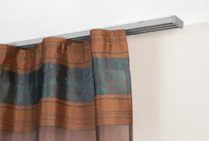 Карниз Good Life "Sileno", 3 направляющие, фиксированный размер 280 см, цвет silberfarben