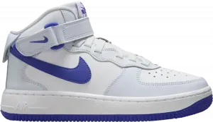 Кроссовки Air Force 1 Mid EasyOn SE GS 'Football Grey Persian Violet', серый