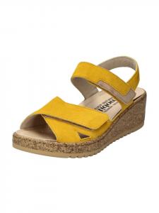 Сандалии на плоской подошве Mobils Keilsandaletten, желтый