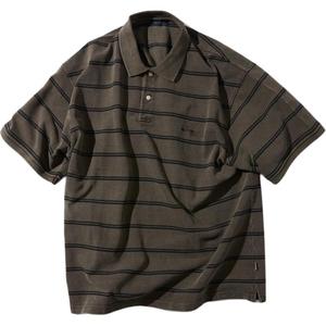 Поло SS25 мужская NAUTICA JAPAN, темно-коричневый