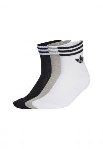 Носки Adidas Originals 3 PACK UNISEX, White/Medium Grey Heather/Black/White