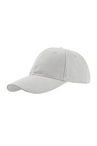 Кепка из матового хлопка Liberty Six с пряжкой и шестью панелями Atlantis, белый