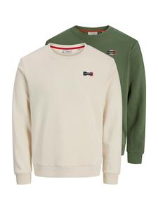 Толстовка JJ Rebel JREBDRUMMER, экрю/оливковый