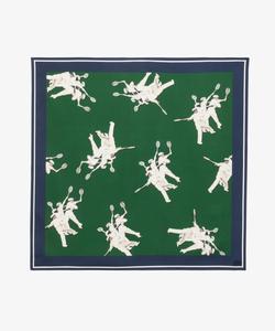 шелковый шарф Рене Лакост