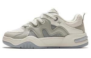 Кроссовки ANTA Life Collection Skateboarding Shoes Women's Low-top Beige/cyan, зеленый