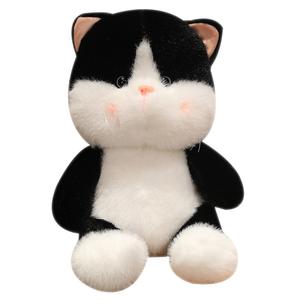 Мягкая и милая кукла плюшевый котенок персик Tranquility and elegance, черный