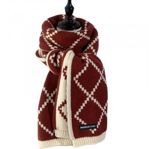 WARRIOR Вязаный шарф женский, Red