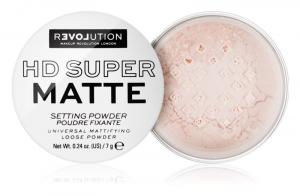 Фиксирующая пудра с матовым финишем Revolution Relove HD Super Matte, оттенок Transparent 7 г