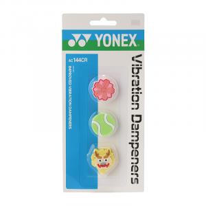 Амортизаторы для теннисной ракетки силиконовые 3 шт унисекс Cherry Blossom Dragon YONEX, Ac144Cr Shock Absorber, 3-Pack