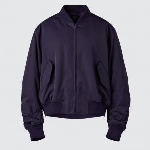 Куртка-бомбер Uniqlo женская, 79 темно-фиолетовый