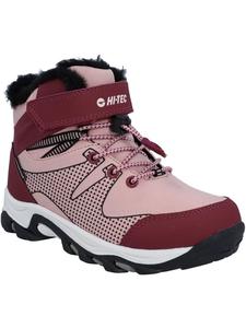 Hi-Tec Детские ботинки "Jackdaw Waterproof Jrg Insulated" красного цвета