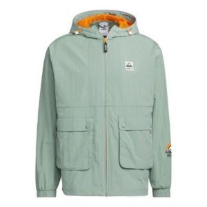 Куртка adidas Original Adventure Windbreaker Jacket 'Silver Green', зеленый