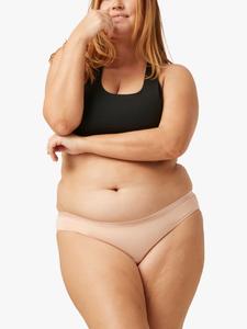 Трусики Modibodi Classic Bikini от легкой до умеренной впитываемости, бежевые