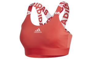 Бюстгальтер с фирменной надписью Don't Rest, красный Adidas