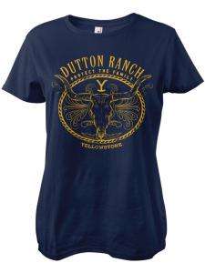 Рубашка синего цвета yellowstone