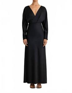 Люсиль платье макси с длинным рукавом черное SIGNIFICANT OTHER