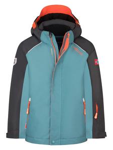 Trollkids Бирюзовая куртка для лыж/сноуборда "Holmenkollen Pro"