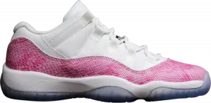 Кроссовки Air Jordan 11 Retro Low GG Snake, белый