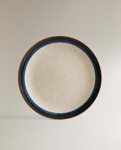Тарелка Zara Home Stoneware Dinner, синий