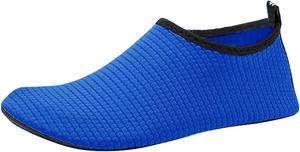 Водные туфли Легкие Дышащие Низкие Кроссовки Быстросохнущие Босоножки Без Шнурков для Пляжа, Бассейна, Плавания, Рек, Йоги, Спорта Generic, синий