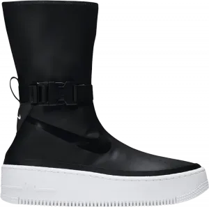 Кроссовки Nike Wmns Air Force 1 Sage High 'Black', черный