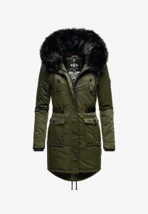 Пальто зимнее Navahoo приталенное, оливковый