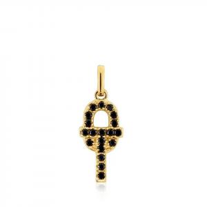 Подвеска Tous Manifesto Small, золото/шпинель