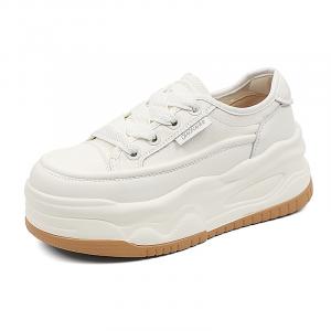 Износостойкие женские лоу-топы для скейтбординга QIAONAI, белые