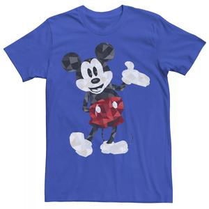Мужская футболка Disney Mickey Mouse из полиэстера с Микки Маусом и портретом Licensed Character