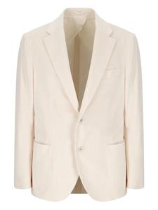 Вельветовый блейзер Lardini, нейтральный