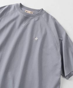 Поло, флисовая, с вышивкой и рукавами реглан BEVERLY HILLS POLO CLUB, светло-голубой