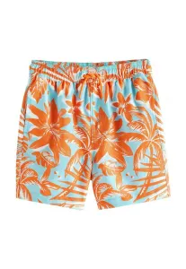 Плавки-Шорты стандартного кроя с принтом Next, Orange Tropical