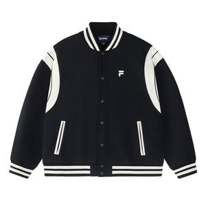 Бейсбольная куртка унисекс Jet Black FILA FUSION
